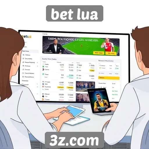 Opinião sobre a interface do usuário no Bet Lua